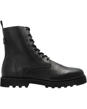 AllSaints Skiff Lace-Up Ankle Boots - Black