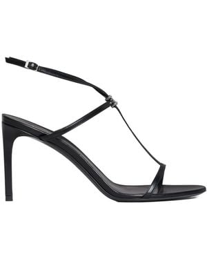 Celine T-Bar Triomphe Sandal - Metallic