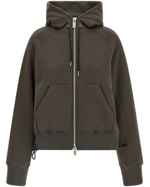 Sacai Cotton Hoodie - Green