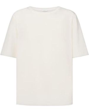 JOSEPH New Rubin Silk T-Shirt - White