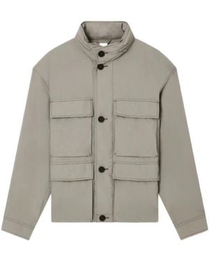 Emporio Armani Buttoned Pocket Jacket - Grey