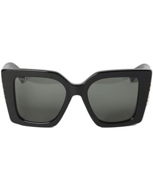 Gucci Eyewear Cat Eye Frame Sunglasses - Grey