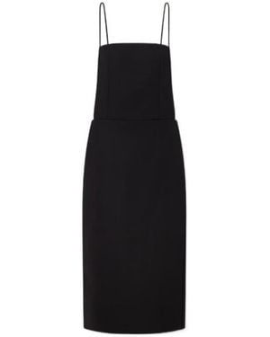 Calvin Klein Artemis Organic Cotton Midi Dress - Black