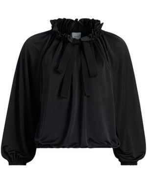 Patou Iconic Drawstring Top - Black