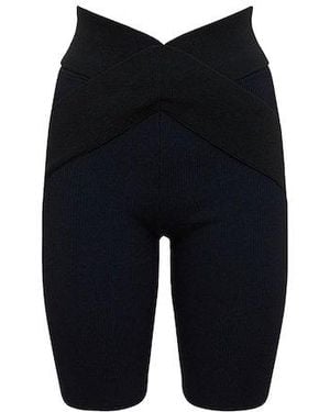 Dion Lee Logo Casual Shorts - Blue