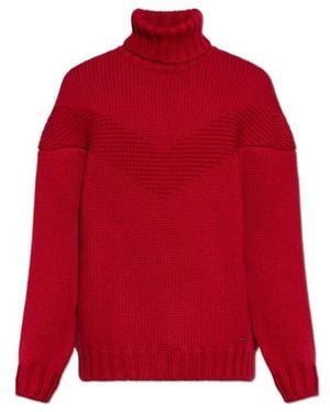 DSquared² Turtleneck Jumper - Red
