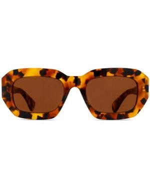 Cartier Rectangular Frame Sunglasses - Brown