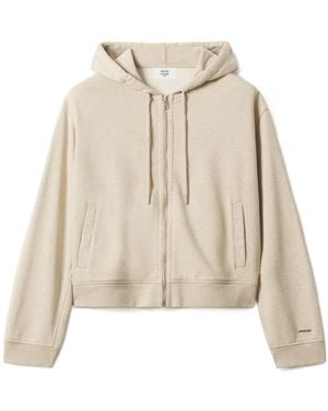 Maison Kitsuné Maison Kitsuné Comfort Zip-Up Hoodie - Natural