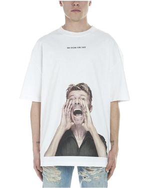 ih nom uh nit David Bowie Print T-Shirt - White
