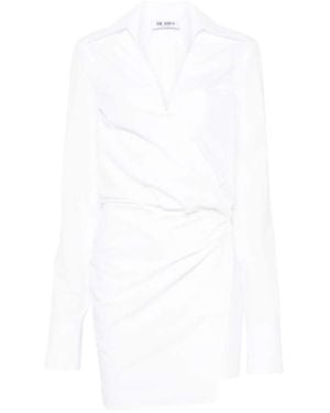 The Attico Long Sleeve Dress - White