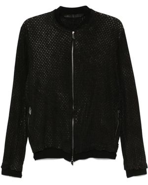 Salvatore Santoro Perforated Jacket - Black