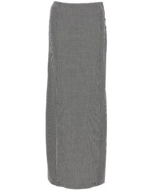 Thom Browne Patterned Skirt - Grey