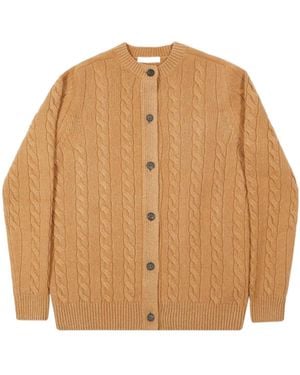The Row Long-Sleeved Cardigan - Natural