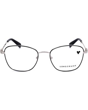 Longchamp Rectangle Frame Glasses - White