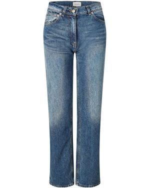 Magda Butrym High-Rise Boyfriend Jeans - Blue