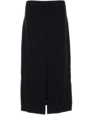 Carven High-Waist Pencil Skirt - Black