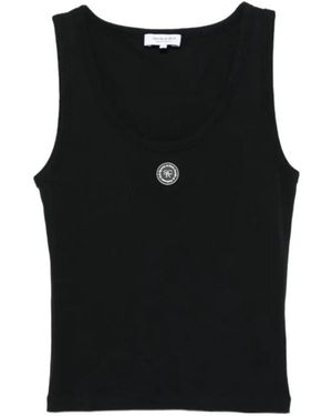 Sporty & Rich Srhwc Baby Tank Top - Black
