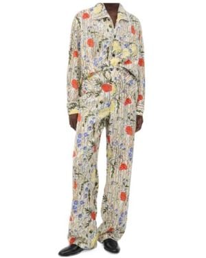 Bottega Veneta Flower Pyjama Set - Metallic