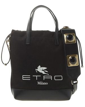 Etro Logo Cross-Body Bag - Black