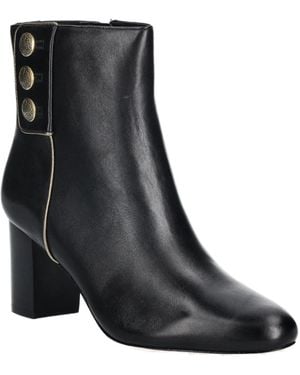 Ralph Lauren Button-Detail Boots - Black