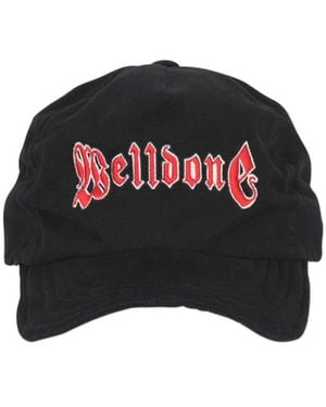 we11done Logo Wire Cap - Black