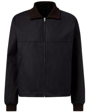 The Row Mantis Cotton Blouson Jacket - Black