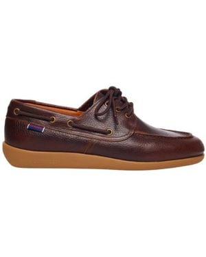 Sebago Round-Toe Loafers - Brown