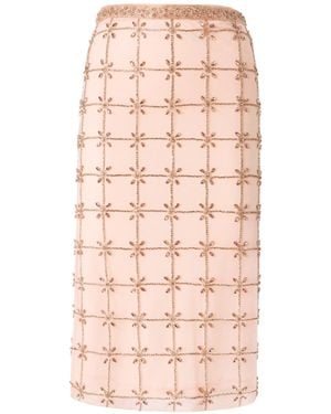 Pinko Calf-Length Skirt - Pink