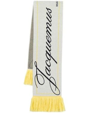 Jacquemus Fringed Edge Scarf - Metallic