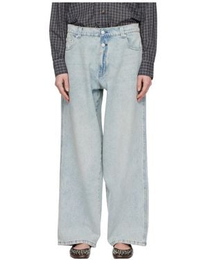GIMAGUAS Baggy High-Rise Jeans - Grey