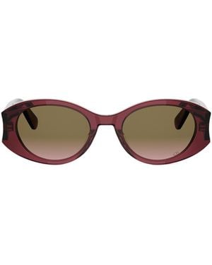 Dior Eyewear Oval Frame Sunglasses - Multicolor
