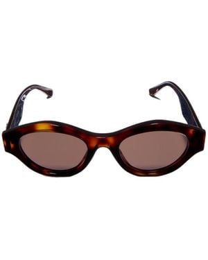 Gucci Cat-Eye Frame Sunglasses - White