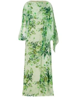 Erdem Printed Dress - Green
