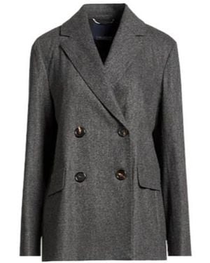 Max Mara Single-Breasted Blazer - Black