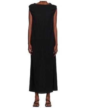 Baserange Pleated Dress - Black