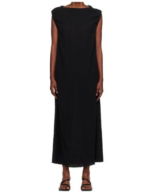 Baserange Pleated Dress - Black