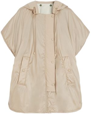 Weekend by Maxmara Reversible Water-Repellent Canvas Cape - Natural