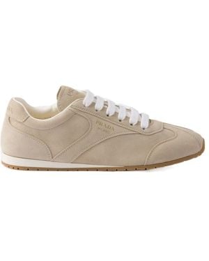 Prada Suede Trainers - Grey