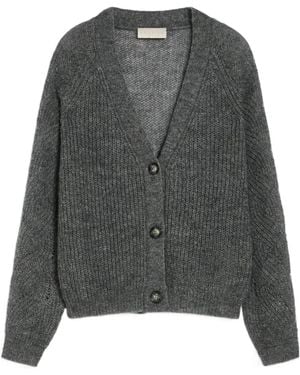 iBlues Long-Sleeved Knitted Cardigan - Gray