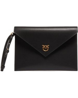 Pinko Flap Clutch - Black
