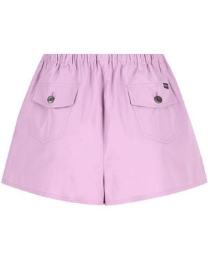 Prada Elastic-Waist Shorts - Pink
