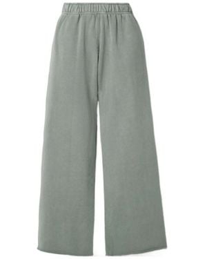 SLVRLAKE Denim Elastic Waist Sports Pants - Gray