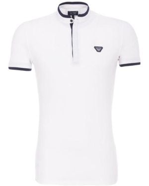 Armani Jeans Logo Details T-Shirt - White