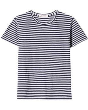 Nili Lotan Short-Sleeved T-Shirt - Blue