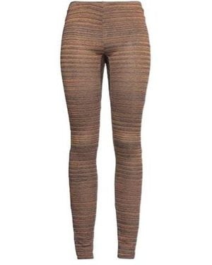 Isabel Marant Two-Tone Knitted Trousers - Brown