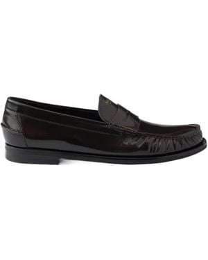 Prada Formale Penny Loafers - Black