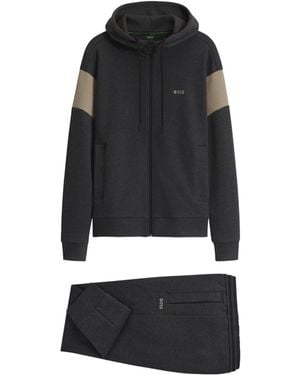 BOSS Hooded Tracksuit Set - Black