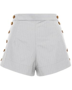 Vivienne Westwood Elle Button Shorts - Gray