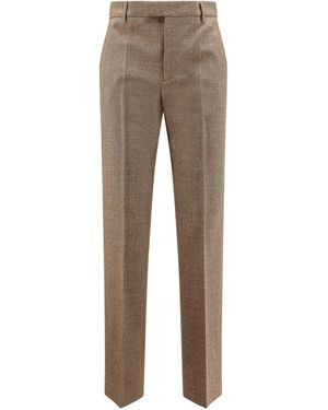 MM6 by Maison Margiela Straight-Leg Tailored Trousers - Grey
