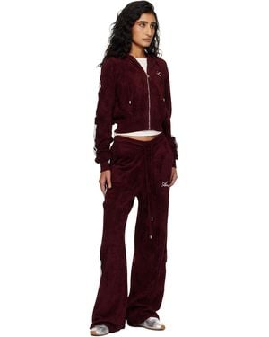 Amiri Burgundy Bones Sports Jacket - Red